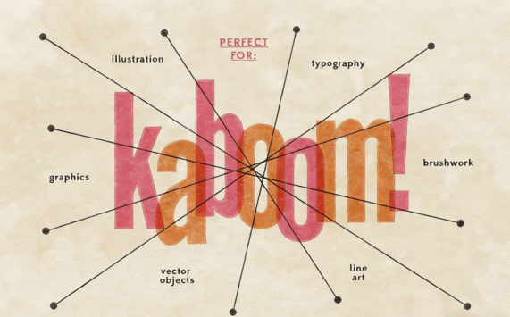 中世纪版画艺术特效数字绘画PS笔刷合集(图3)