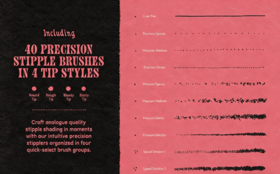 69组浮点艺术特效数字绘画PS笔刷合集(图3)