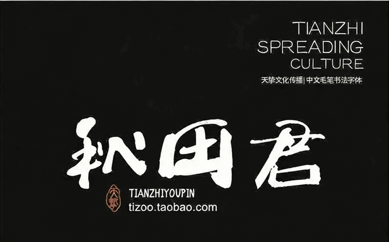 541款古风书法国潮古韵毛笔手写艺术设计字体包(图7) 541款古风书法国潮古韵毛笔手写艺术设计字体包(图7)