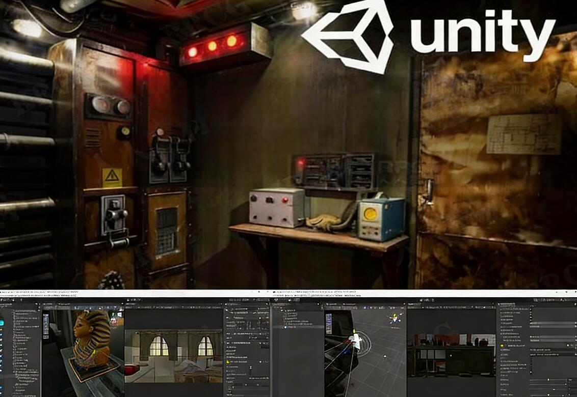 【中文字幕】Unity与C#3D解谜逃脱游戏制作工作流程视频教程(图1)