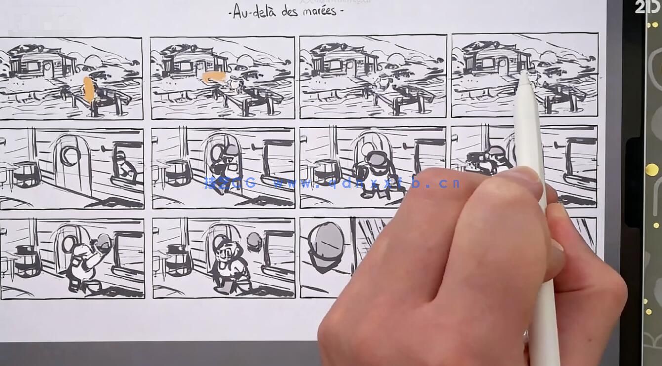 【中文字幕】分镜故事板创意设计基础核心技能训练视频教程(图9)