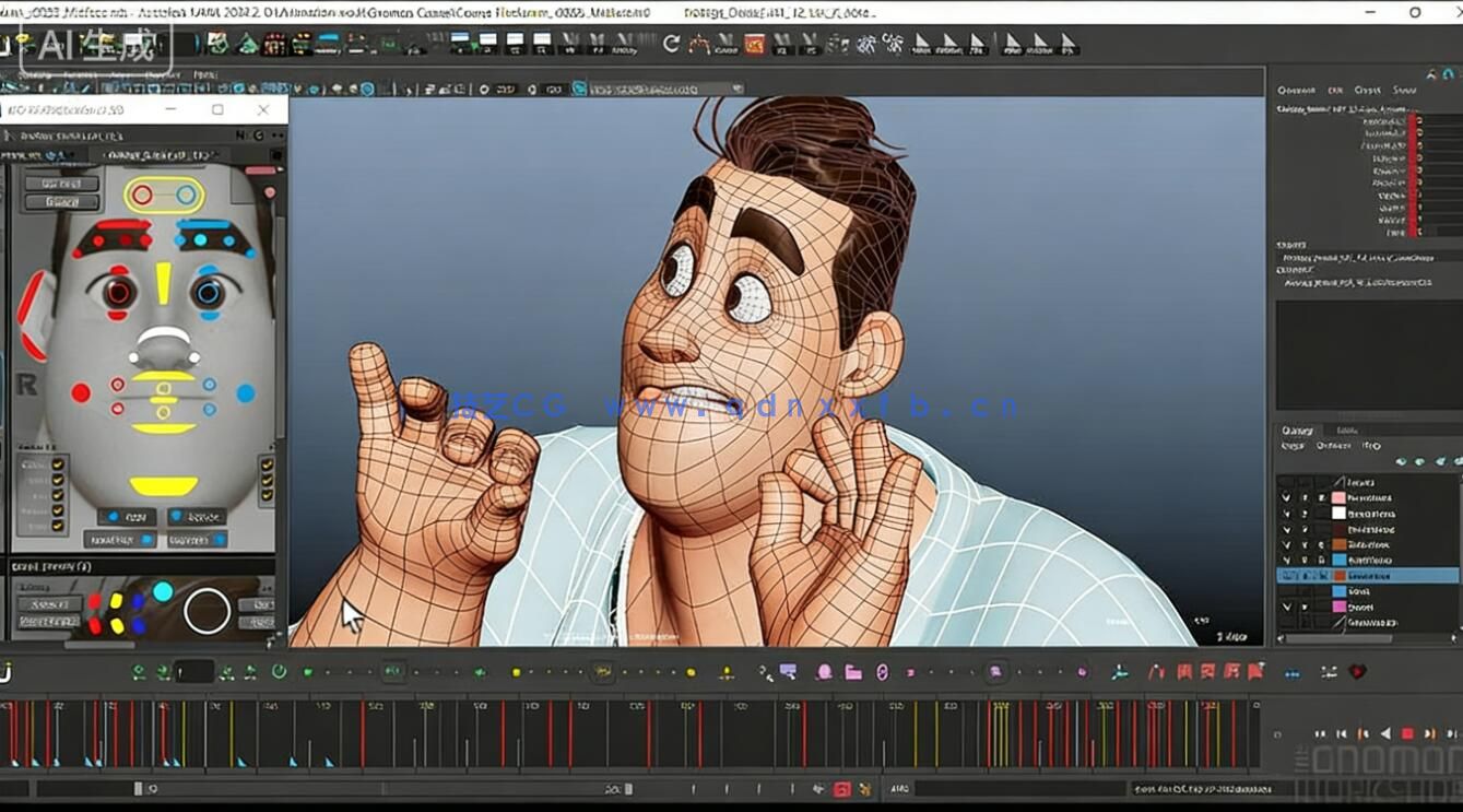 【中文字幕】Maya电影级表演角色动画大师班视频教程(图8)