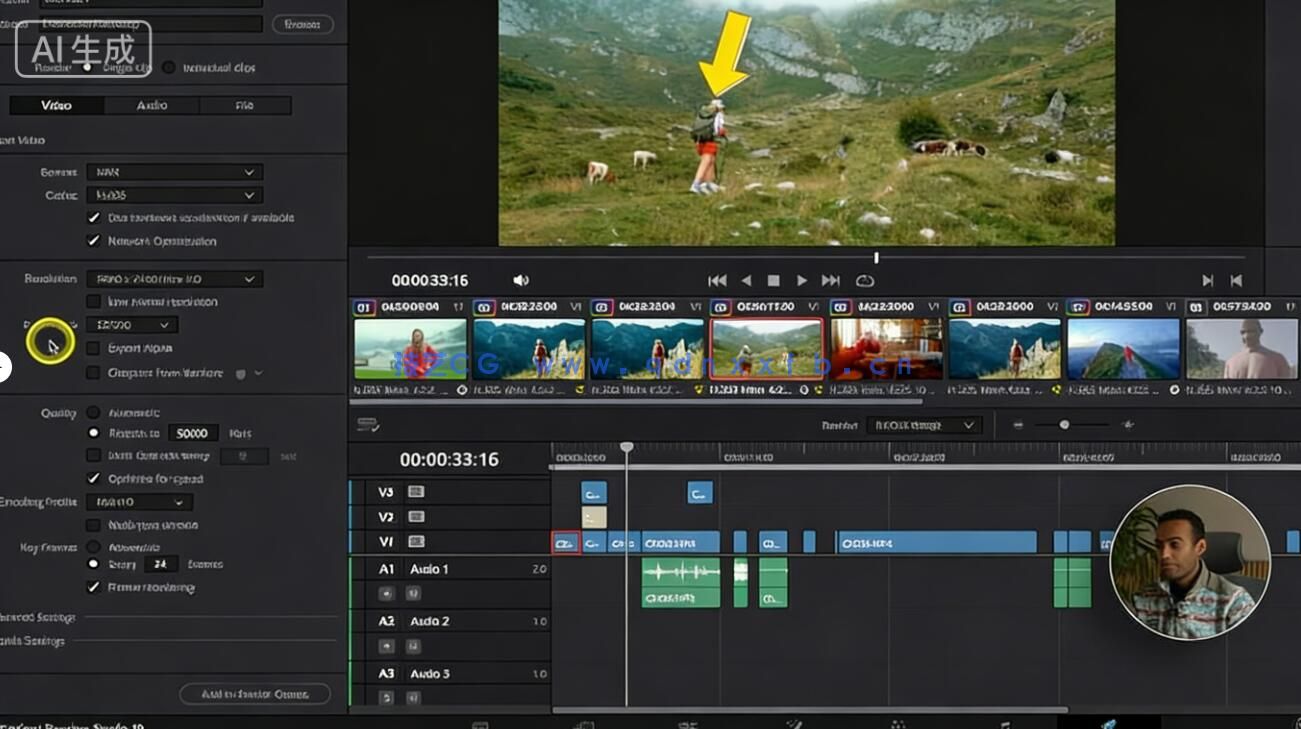 【中文字幕】DaVinci Resolve 19视频编辑与好莱坞级调色终极指(图7)