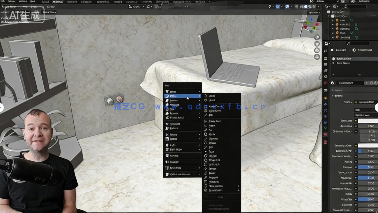 【中文字幕】Blender等距视角房间设计艺术实战训练视频教程(图5)