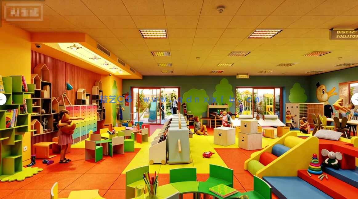 家具模型] 44组儿童玩具家具装饰相关3D模型合集 Evermotion Archmodels第244季(图1)