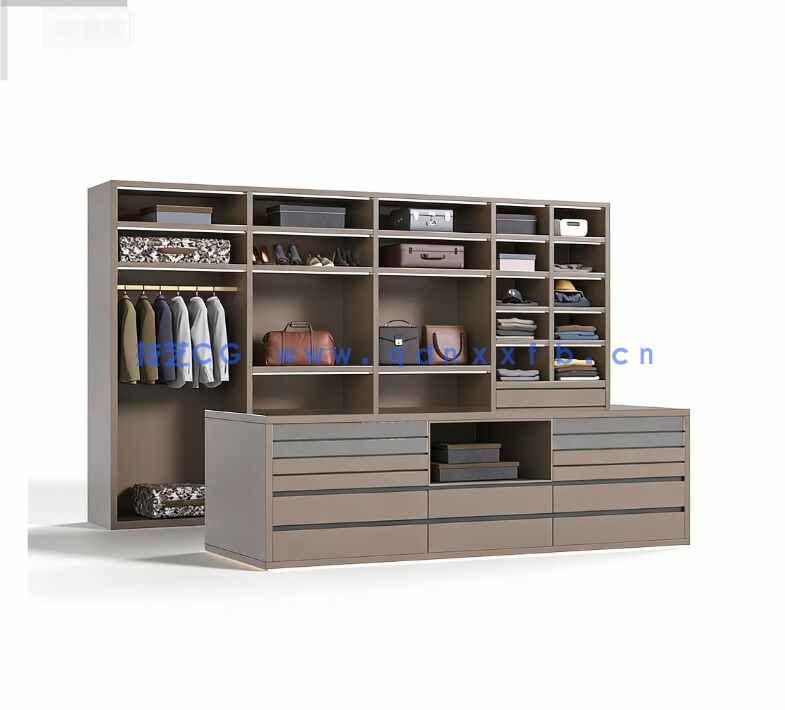 [家具模型] 12组现代风格服装鞋子帽子衣柜家具家装3D模型合集 Evermotion第277季(图3)