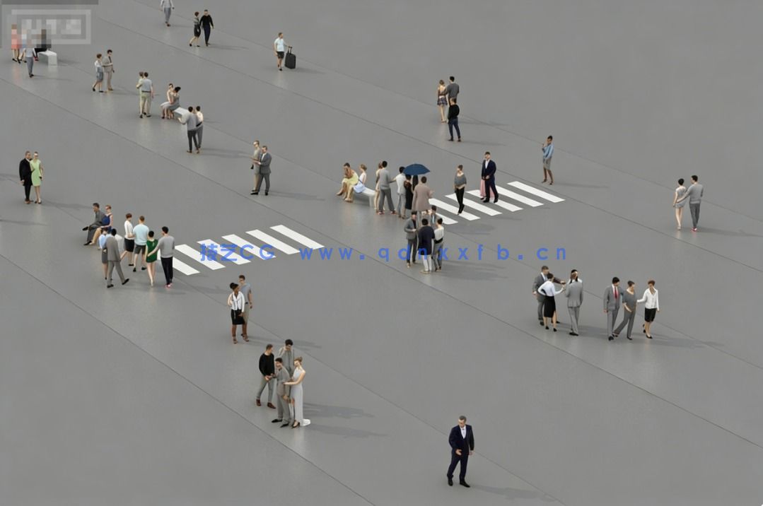 [独立角色] 1000组逼真各类姿势造型场景预制人群3D模型合集(图2)