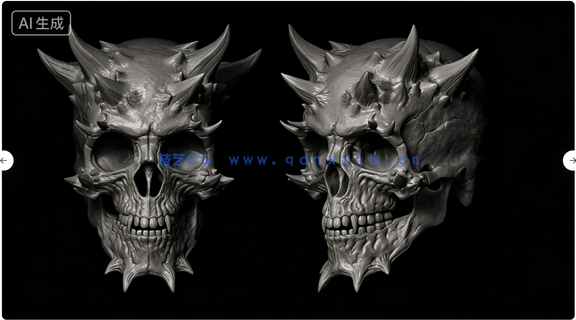 45款地狱恶魔黑暗领主等邪恶生物手工雕刻VDM笔刷ZBrush与(图4) 45款地狱恶魔黑暗领主等邪恶生物手工雕刻VDM笔刷ZBrush与lender套件(图4)