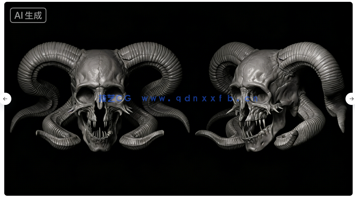 45款地狱恶魔黑暗领主等邪恶生物手工雕刻VDM笔刷ZBrush与(图6) 45款地狱恶魔黑暗领主等邪恶生物手工雕刻VDM笔刷ZBrush与lender套件(图6)