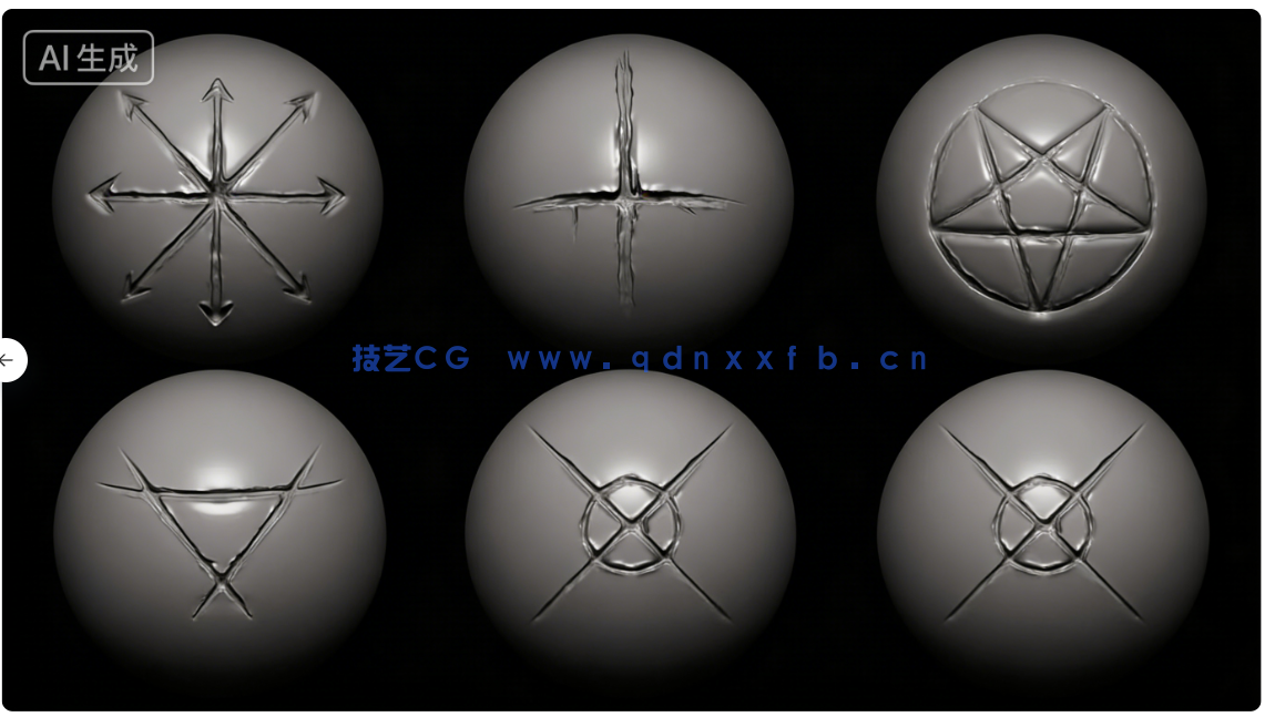 45款地狱恶魔黑暗领主等邪恶生物手工雕刻VDM笔刷ZBrush与(图10) 45款地狱恶魔黑暗领主等邪恶生物手工雕刻VDM笔刷ZBrush与lender套件(图10)