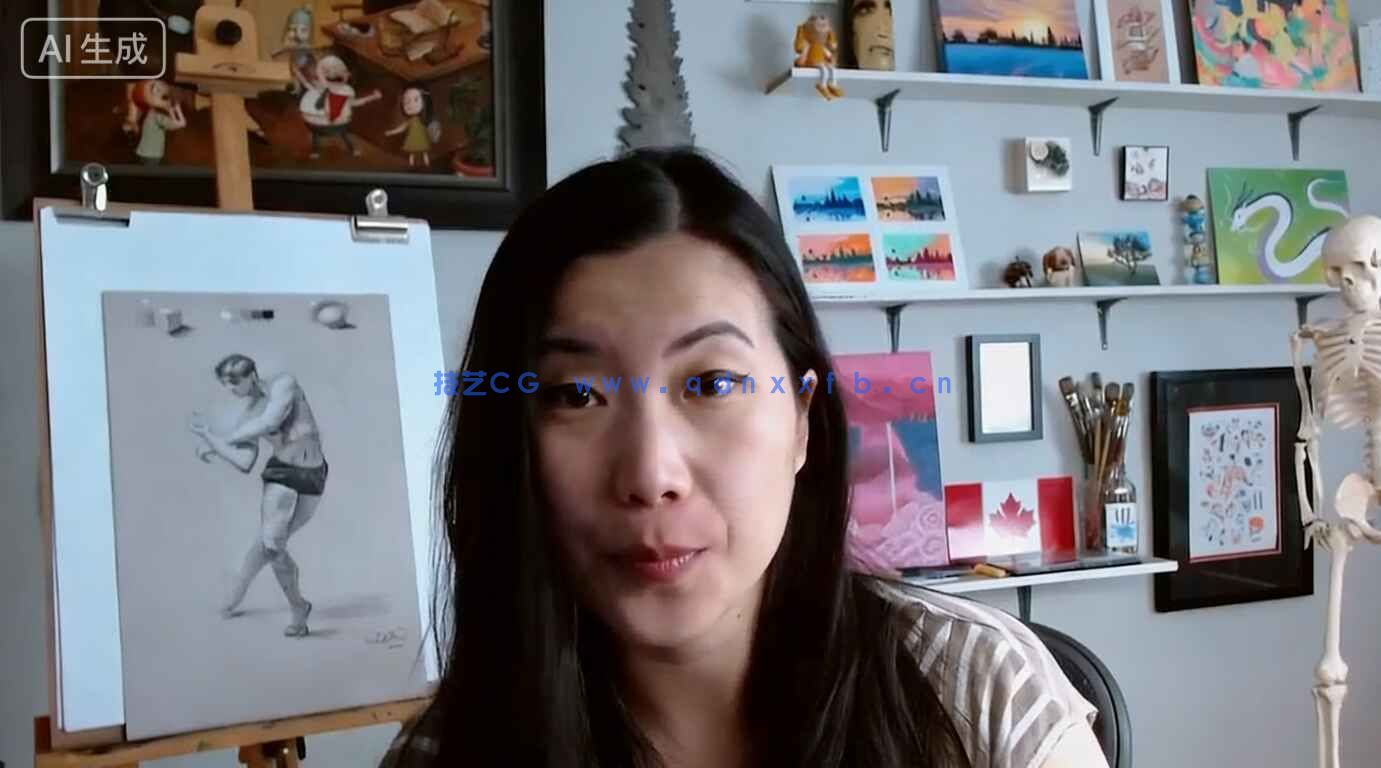 【中文字幕】人物素描明暗表现光影关系绘画训练视频教程(图2)