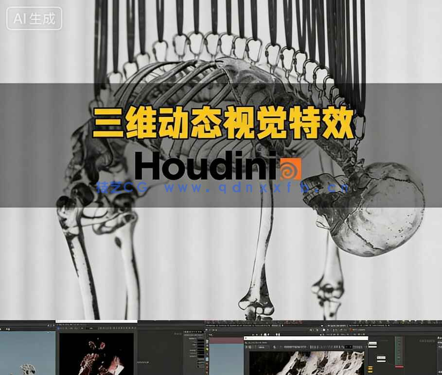TimJ出品Houdini三维动态图形视觉特效视频教程 2023-2025年度(图1)