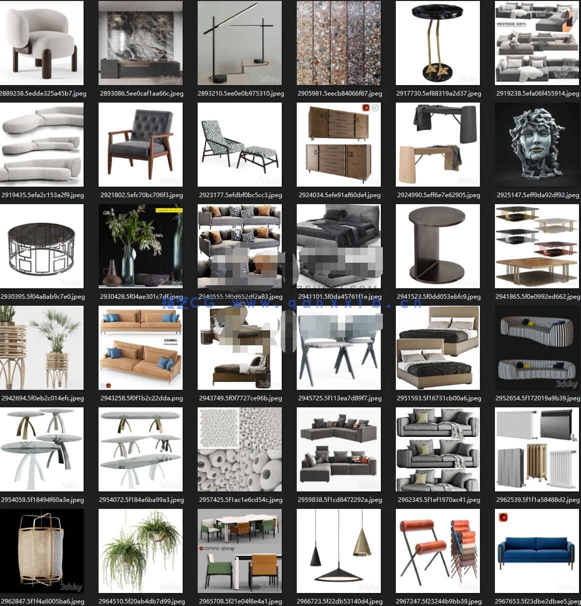 3dsky2022模型专辑202个模型(图1)