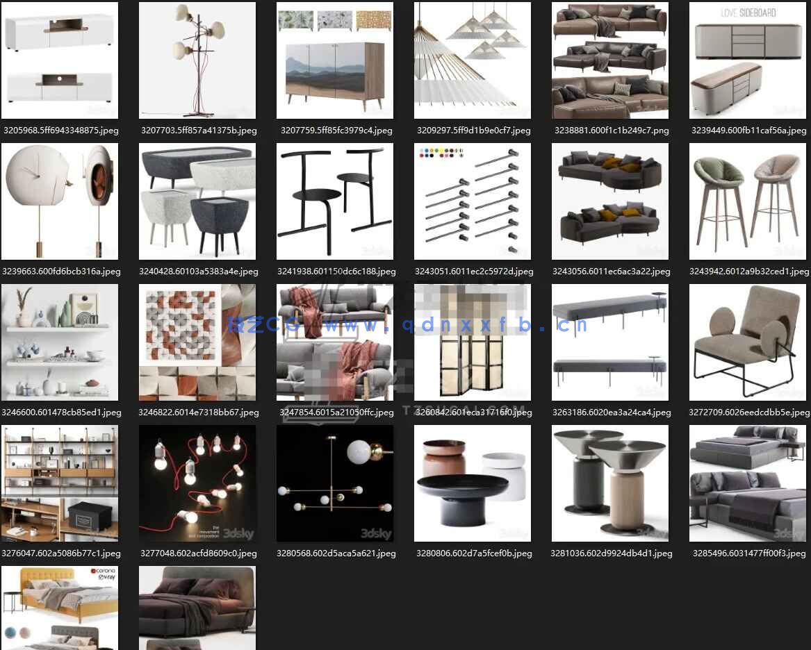 3dsky2022模型专辑202个模型(图3)