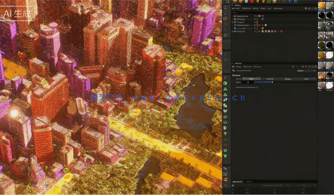 [C4D] CityRig程序化城市生成C4D插件V2.1版(图8)