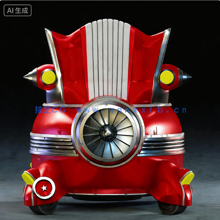 [3D打印人物] 大界王Dai Kaio《龙珠Z》动漫角色雕刻手办3D打印模型(图9)