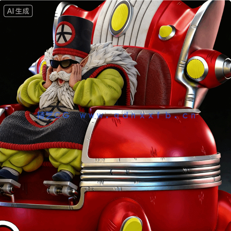 [3D打印人物] 大界王Dai Kaio《龙珠Z》动漫角色雕刻手办3D打印模型(图10)