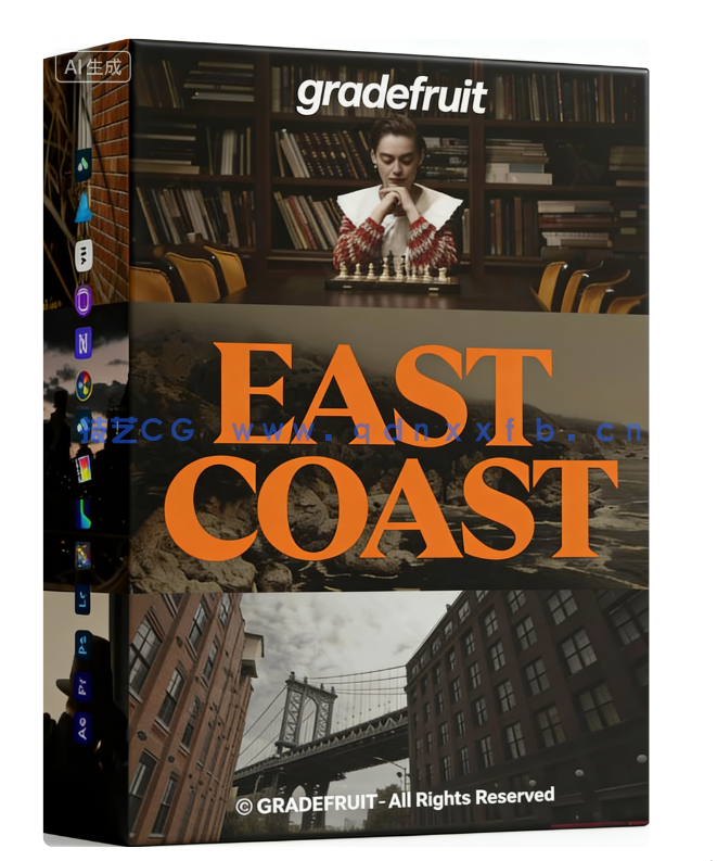 东海岸暗黑学院风LUTs调色预设合集(图1)