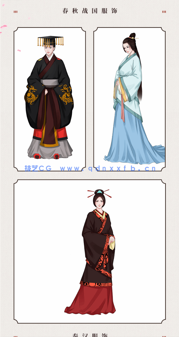 百媚千红 古风CG插画绘制技法精解(服饰篇)(图10) 百媚千红 古风CG插画绘制技法精解(服饰篇)(图10)