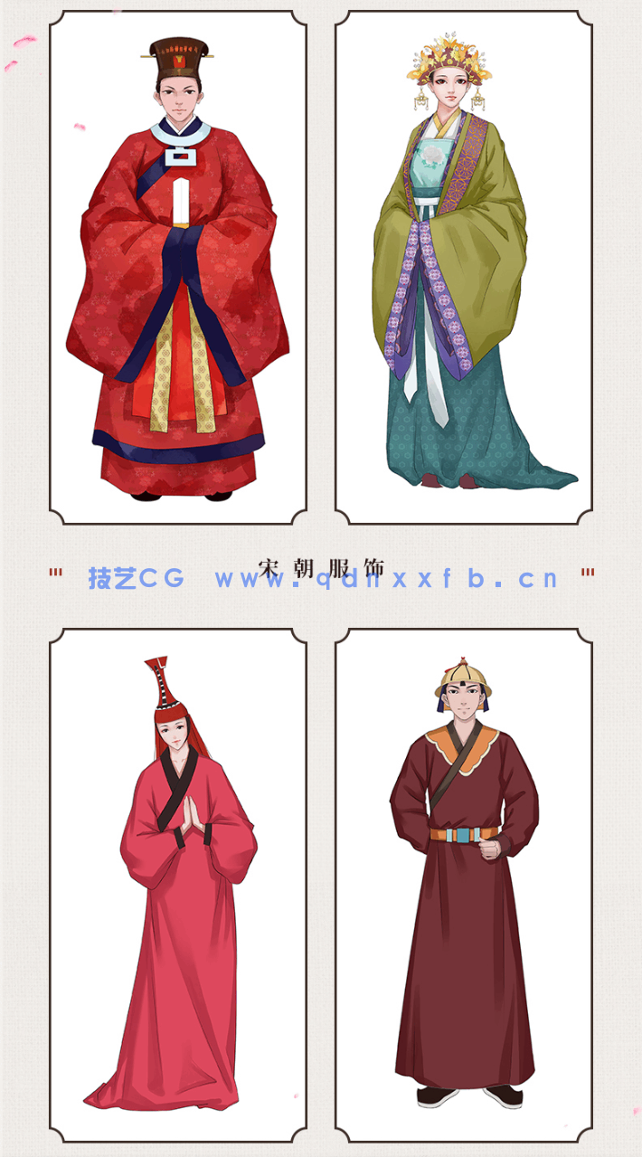 百媚千红 古风CG插画绘制技法精解(服饰篇)(图13) 百媚千红 古风CG插画绘制技法精解(服饰篇)(图13)