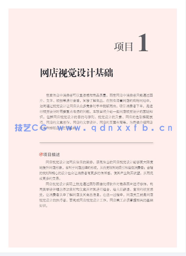 网店美工视觉设计项目式教程（全彩微课版）(图4)