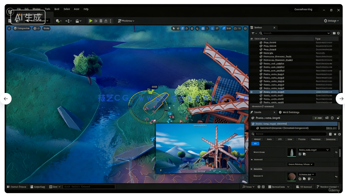 Blender与UE5塞尔达游戏场景完整制作流程视频教程(图18)