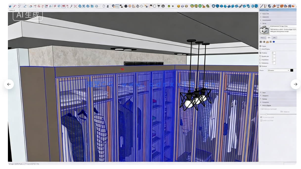 Enscape与SketchUp卧室室内可视化渲染技术视频教程(图3)