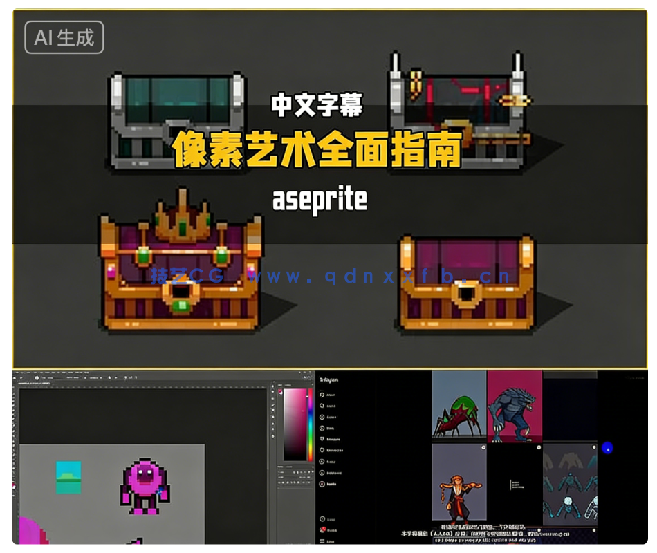 Aseprite像素游戏艺术全面指南视频教程(图11)