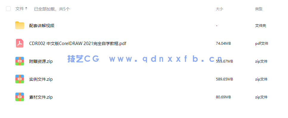 中文版CorelDRAW 2021完全自学教程