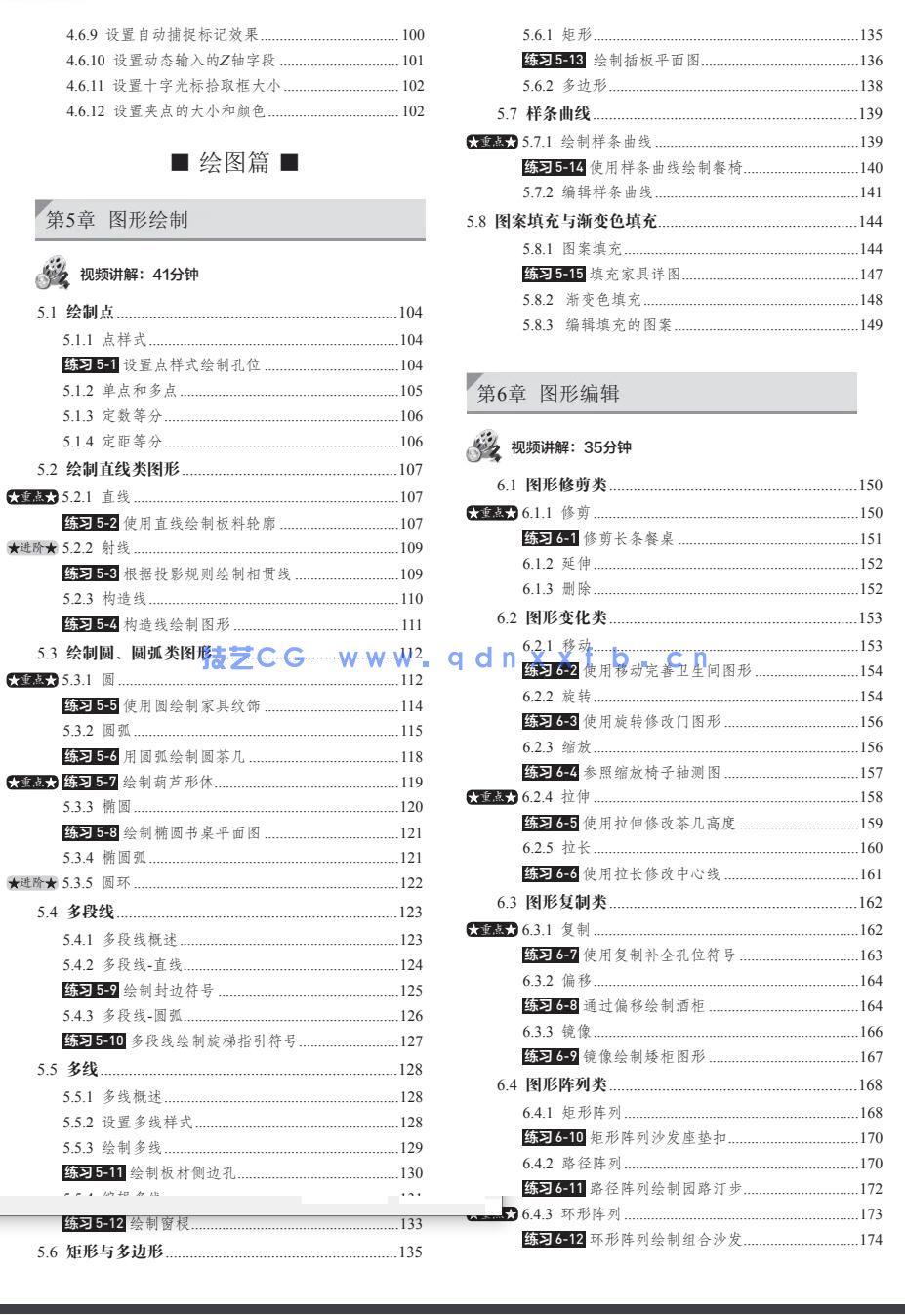 中文版AutoCAD 2016家具设计从入门到精通(图5)