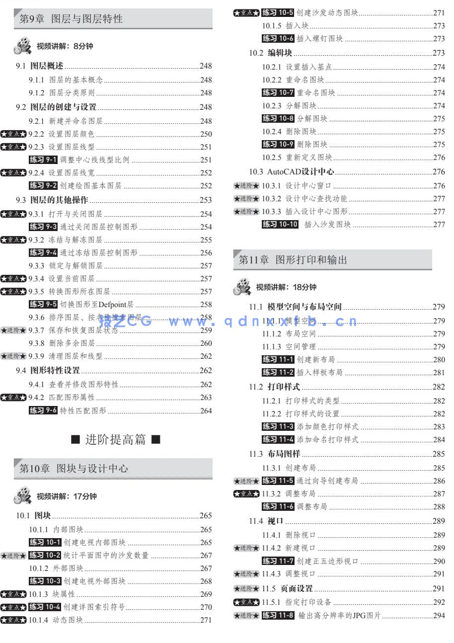 中文版AutoCAD 2016家具设计从入门到精通(图7)