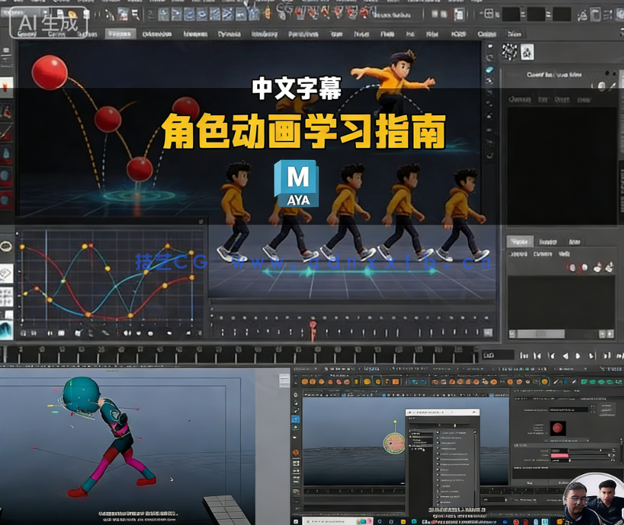 Maya角色动画从零基础起步学习指南视频教程(图9)