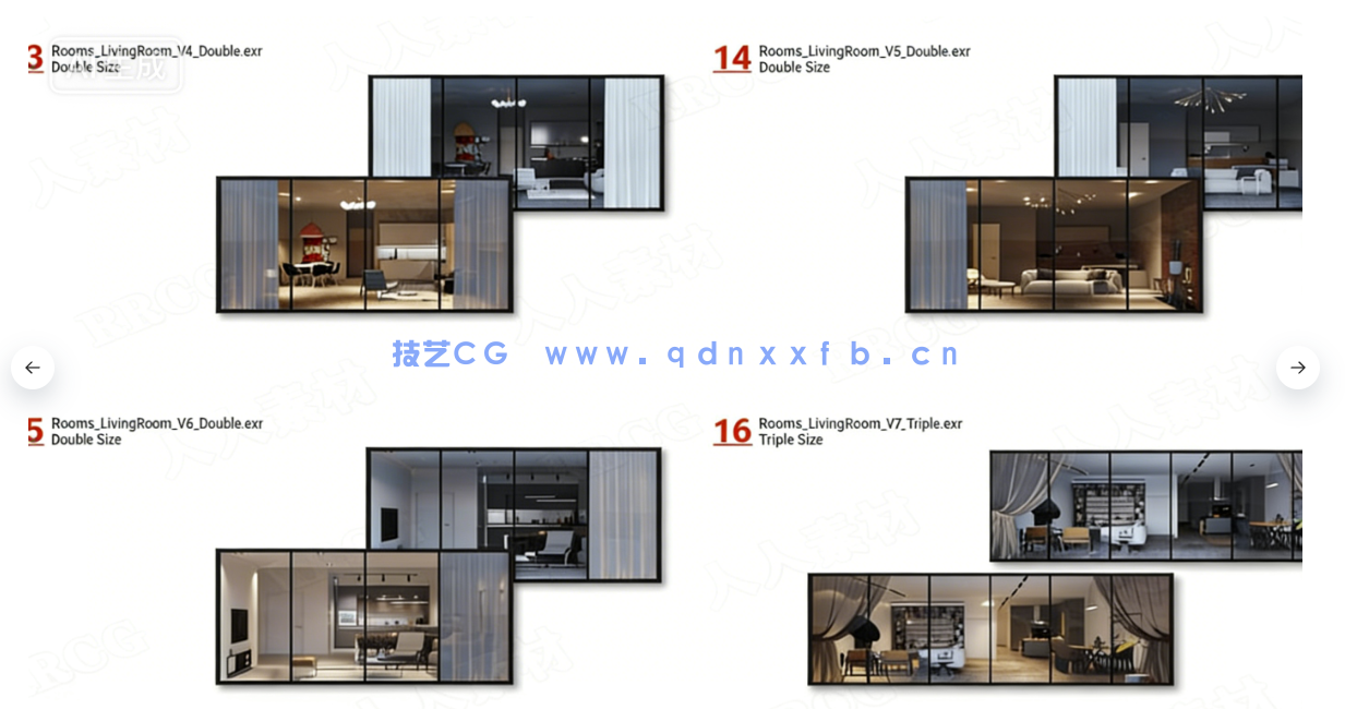 80个商场零售店铺空间场景室内设计3D模型(图16)