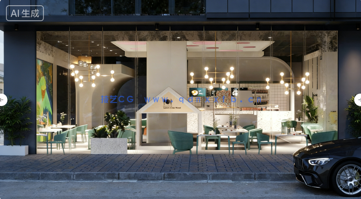 80个商场零售店铺空间场景室内设计3D模型(图2)