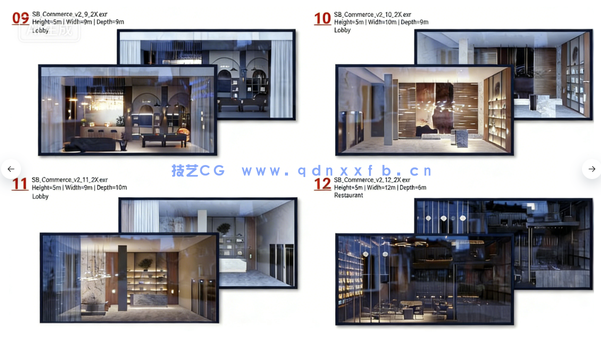 80个商场零售店铺空间场景室内设计3D模型(图5)