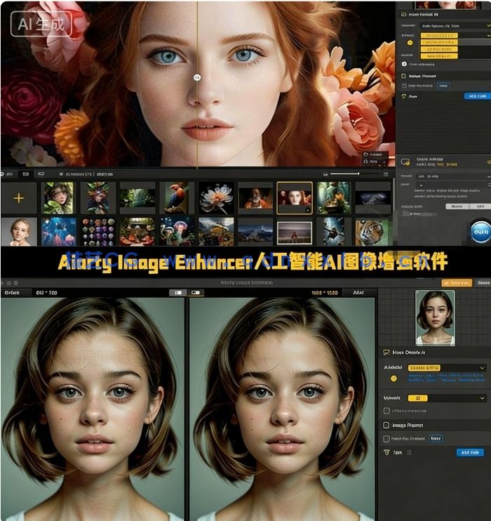 Aiarty Image Enhancer人工智能AI图像增强软件V3.10版(图1)