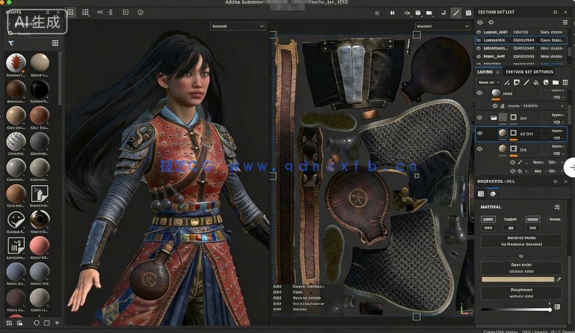 Substance 3D Painter三维纹理材质绘制软件V12.0.1版(图2)