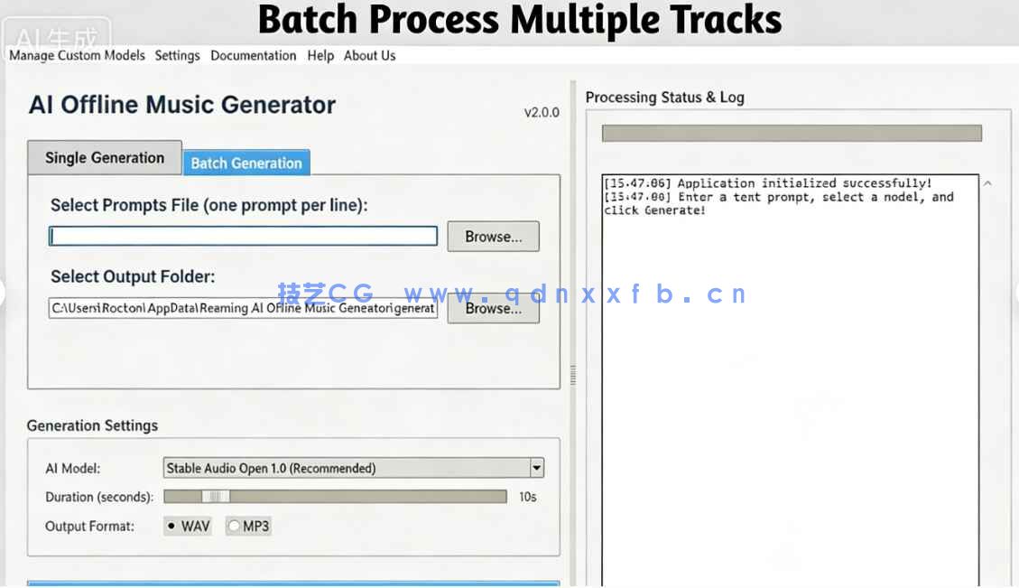 AI Offline Music Generator Pro 2离线本地AI音乐生成软件V2.0.5(图4) AI Offline Music Generator Pro 2离线本地AI音乐生成软件V2.0.5(图4)
