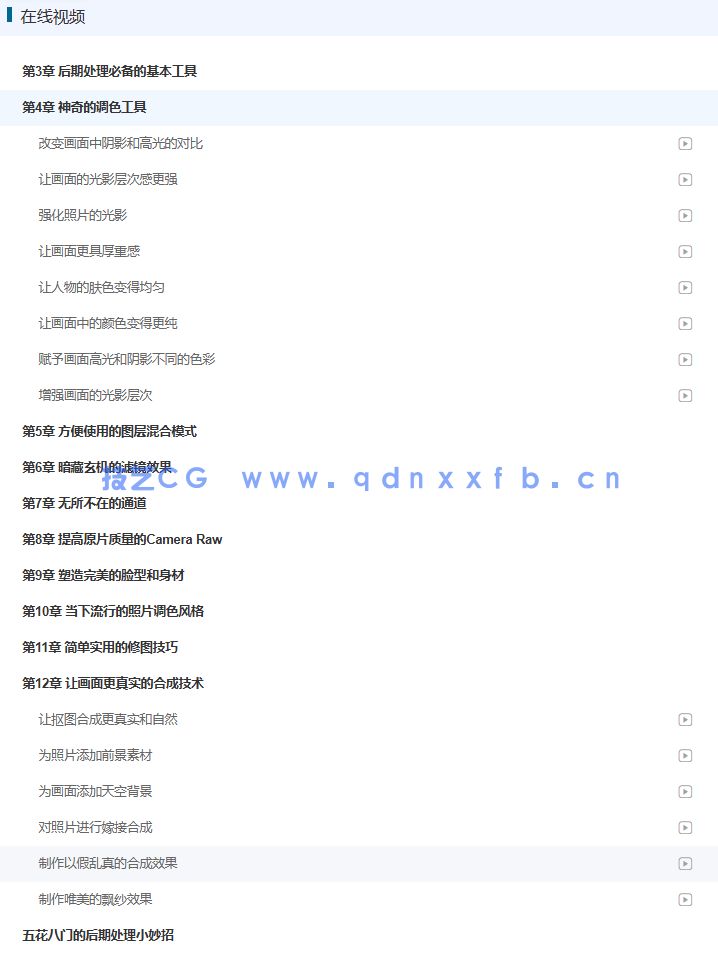 Photoshop人像摄影后期处理技法100问(图1) Photoshop人像摄影后期处理技法100问(图1)