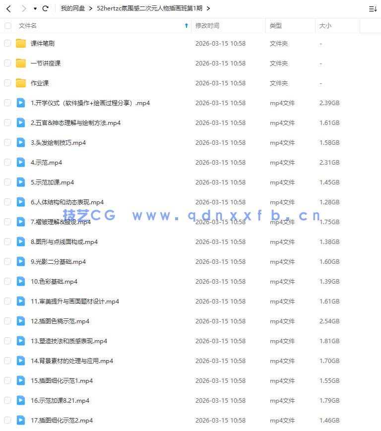 52hertzc有杉氛围感二次元人物插画班第1期2025年(图2) 52hertzc有杉氛围感二次元人物插画班第1期2025年(图2)