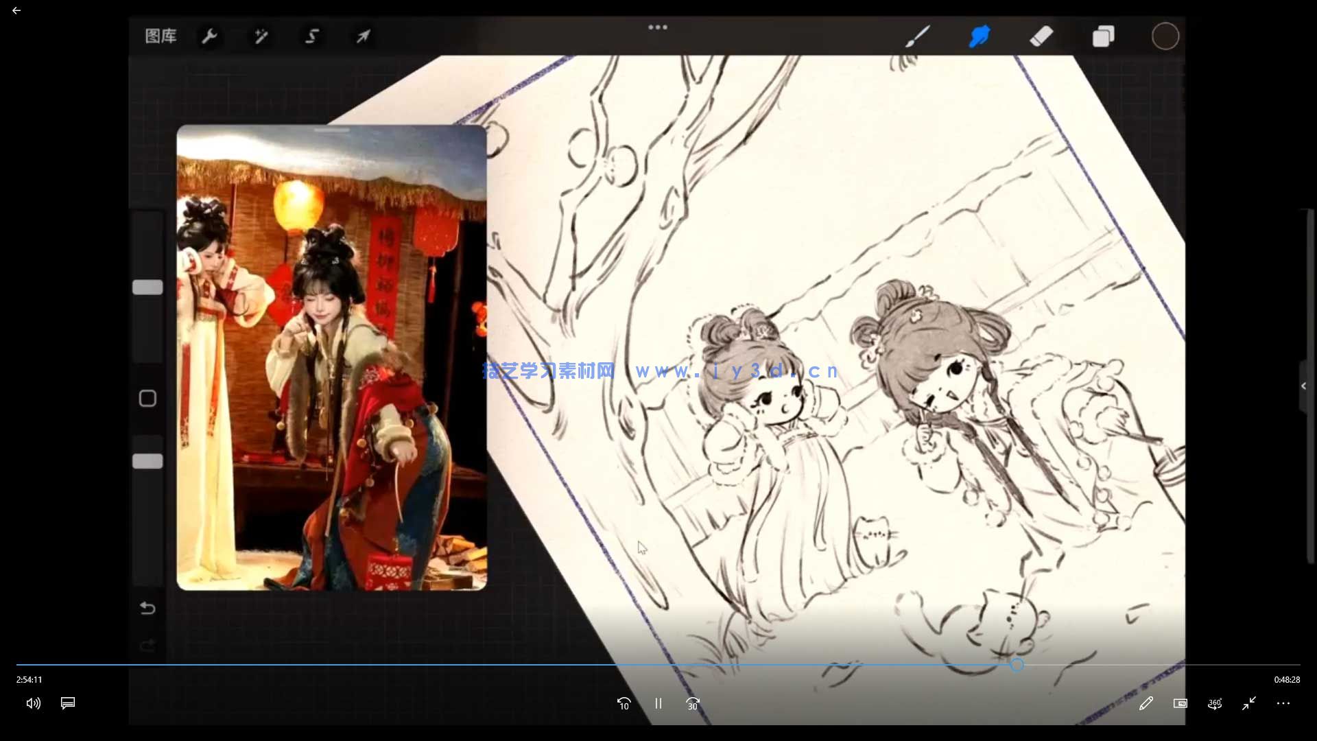 画小匠新年古风速写团练课(图3) 画小匠新年古风速写团练课(图3)