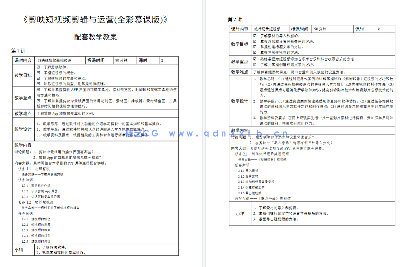 剪映短视频剪辑与运营(全彩慕课版)(图3) 剪映短视频剪辑与运营(全彩慕课版)(图3)