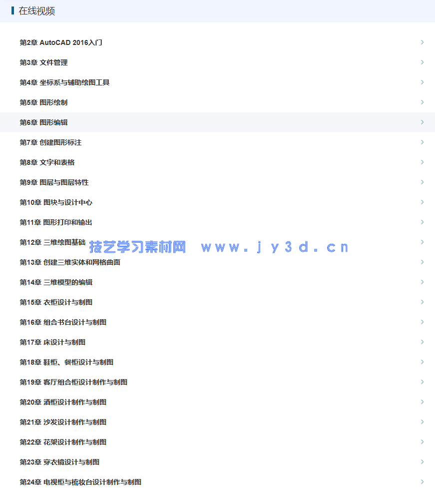 中文版AutoCAD 2016家具设计从入门到精通(图2) 中文版AutoCAD 2016家具设计从入门到精通(图2)