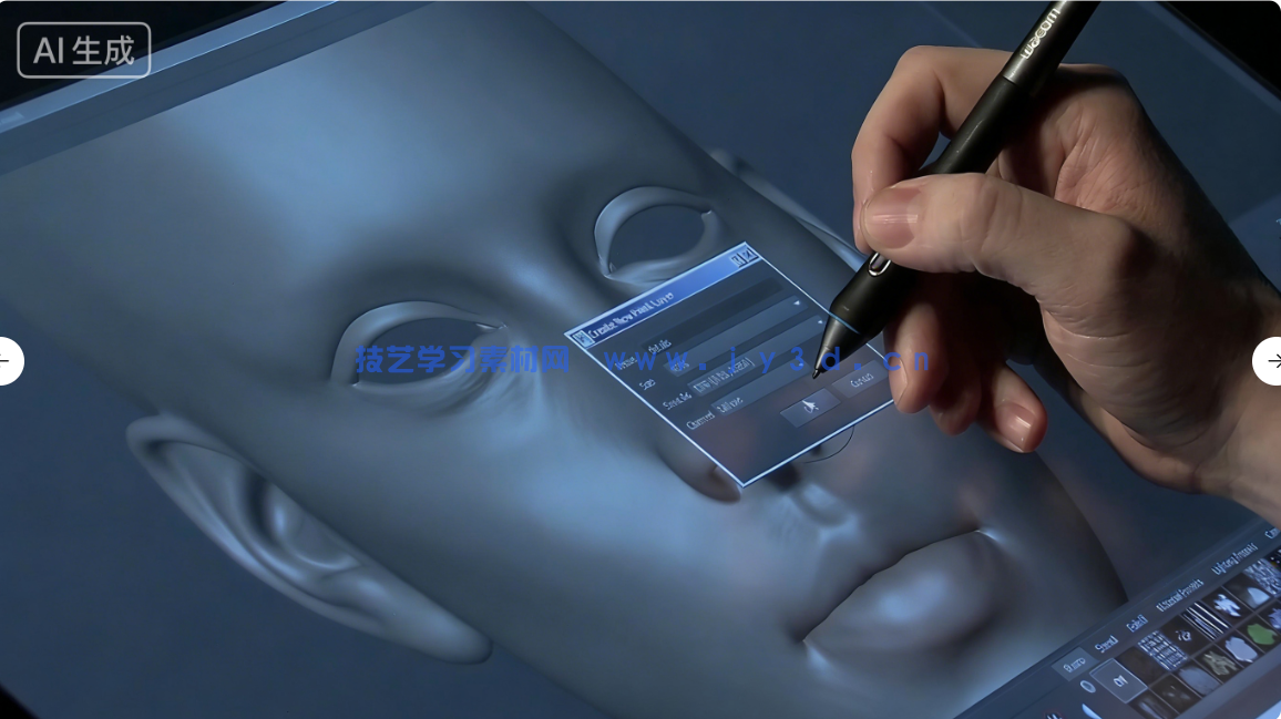 【中文字幕】写实女性角色创作现场论坛讲解视频教程(图2)