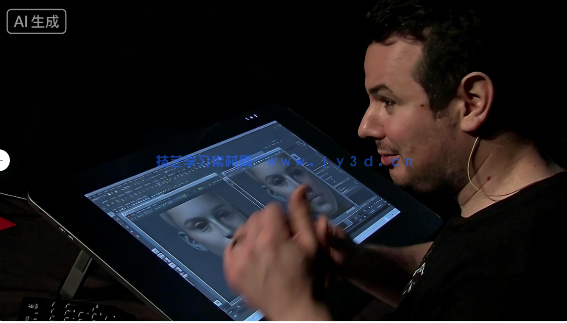 【中文字幕】写实女性角色创作现场论坛讲解视频教程(图4)