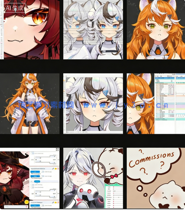 【中文字幕】VTuber虚拟主播角色模型全流程创作指南视频教程(图4)