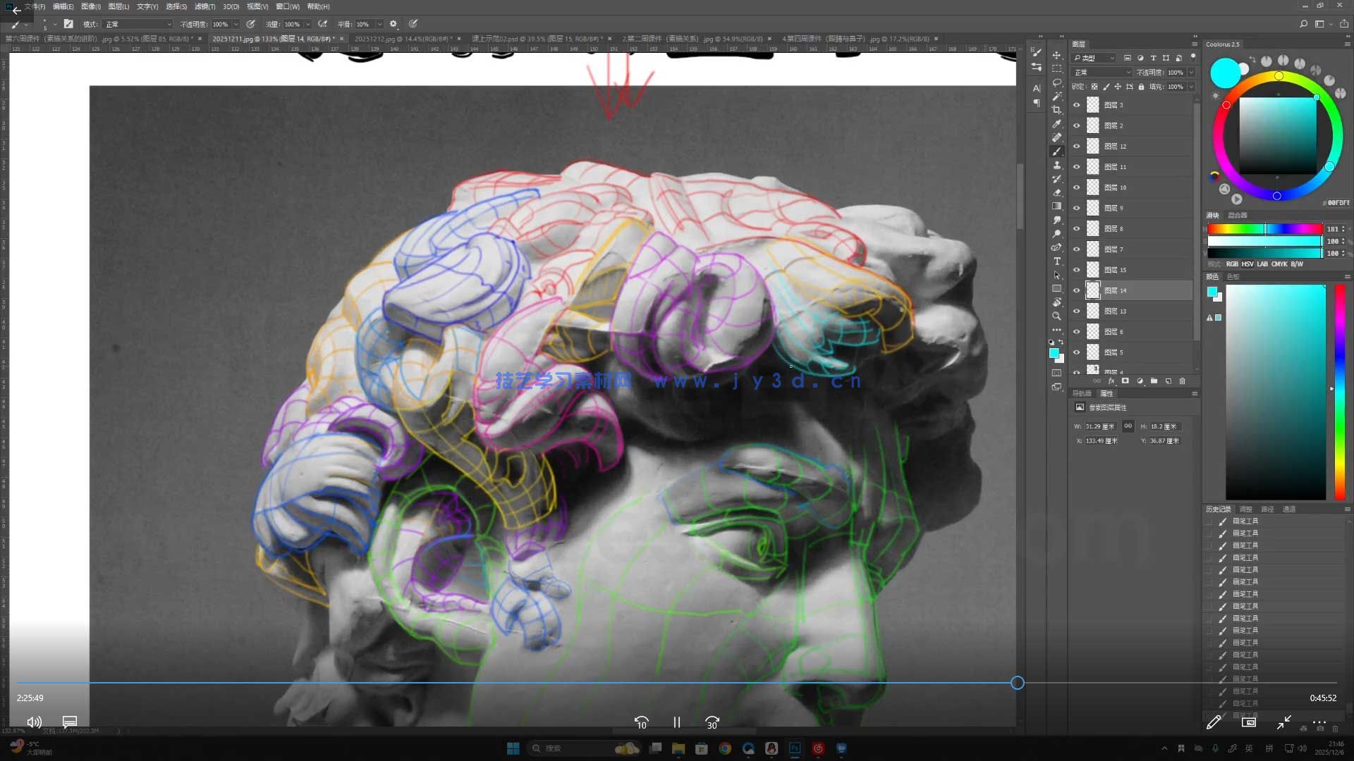 Evanlee抓型与素描基础训练营第1期2025年(图3)