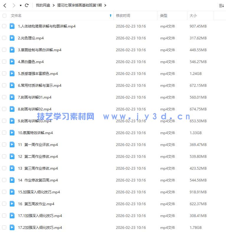 狸花社厚涂插画基础班第1期(图1)