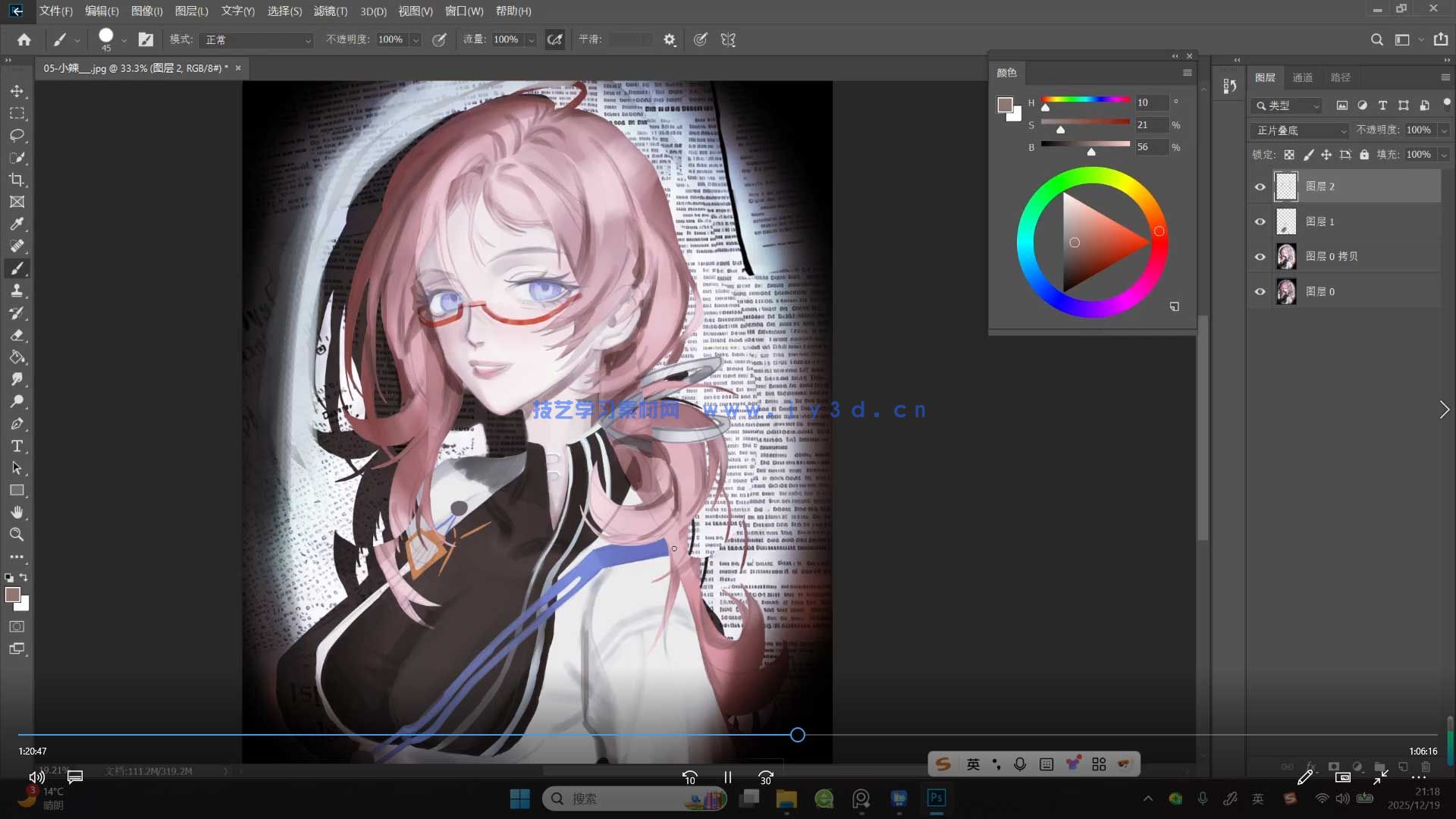 土肥呱呱光影氛围成女头像特训团练2026年1月结课(图2)