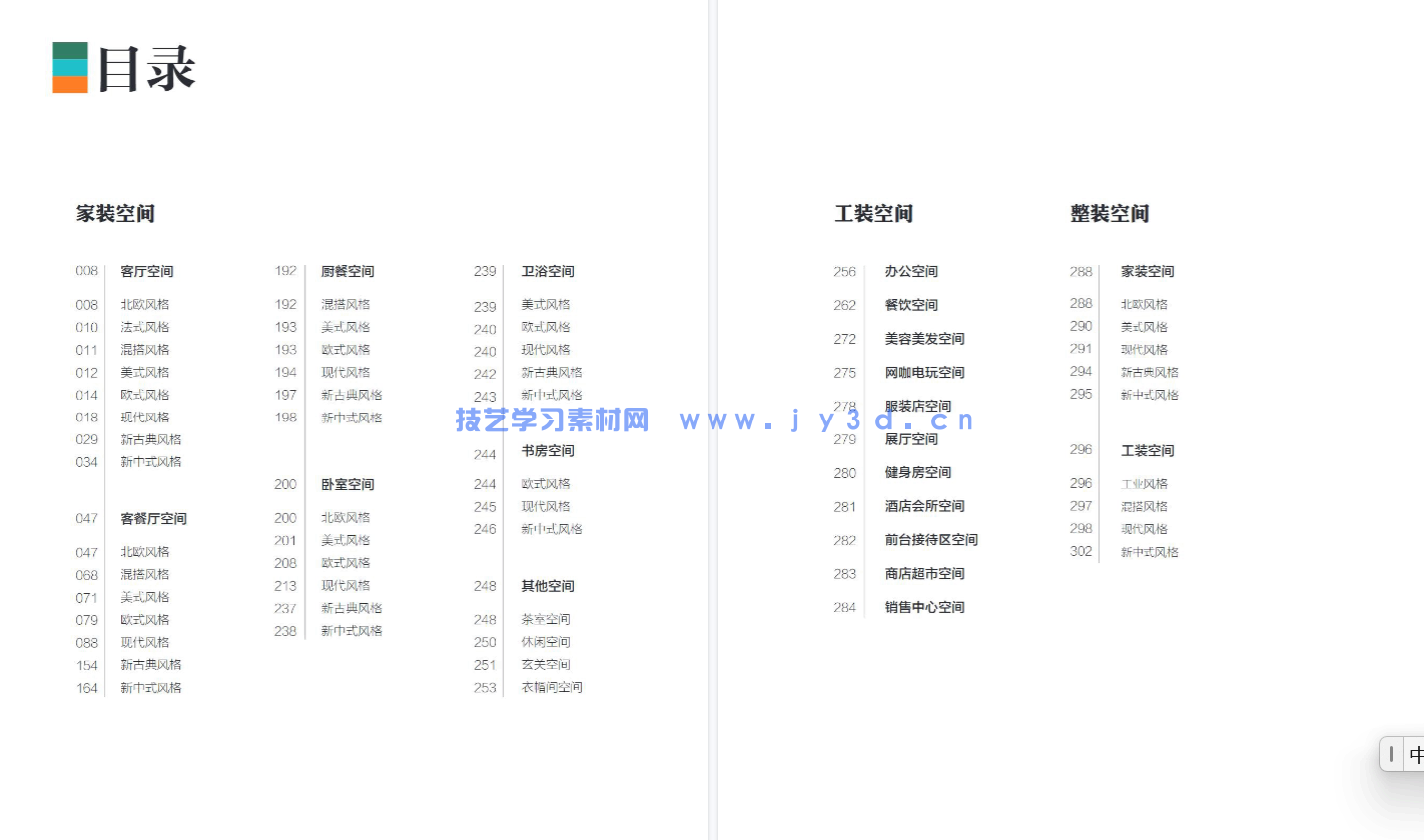 室内设计全景模型效果图